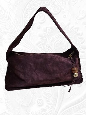 NWOT Cheval Firenze Emma Suede Shoulder Bag Genuine Italian Leather